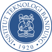 A blue and white logo
